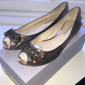 NWOB Vera Wang Lavender Lanie Flat, Multicolor